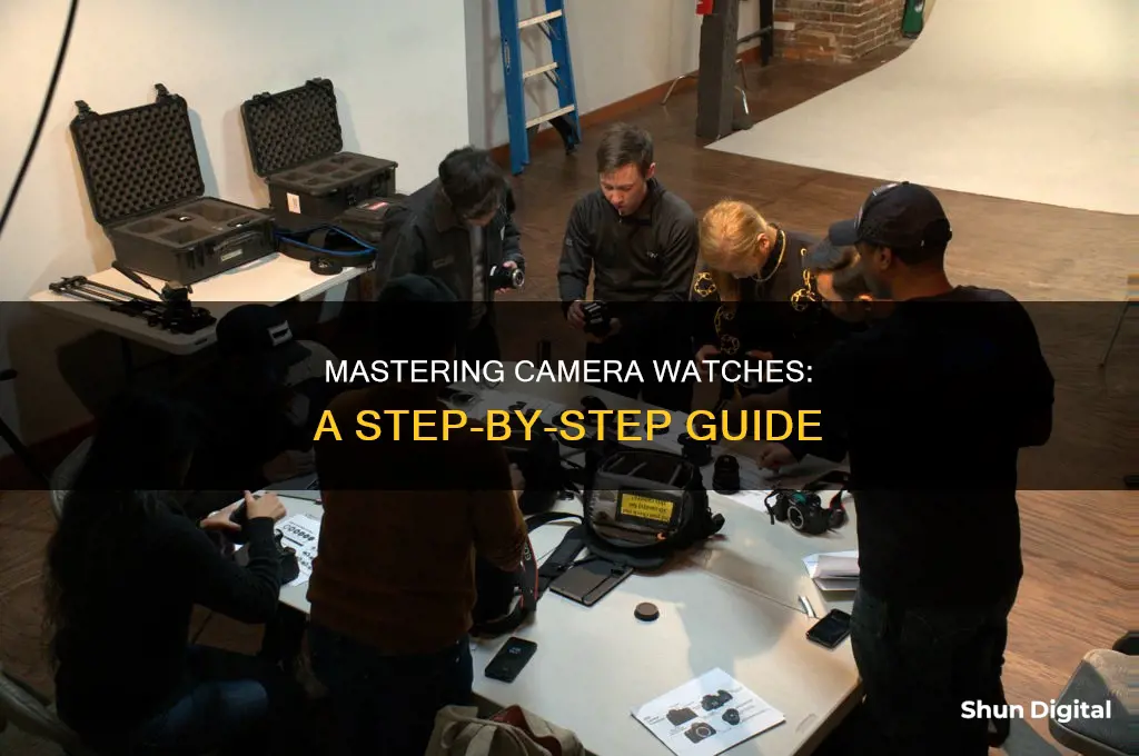 how to operate a camera watch