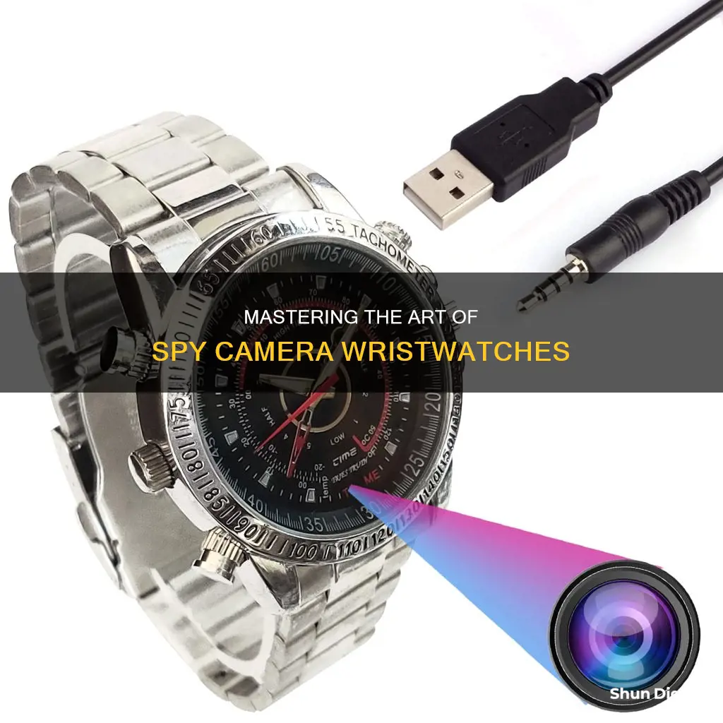 how to operate attitude spy camera wrist watch instructions