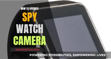 A Guide to Operating Spy Watch Cameras