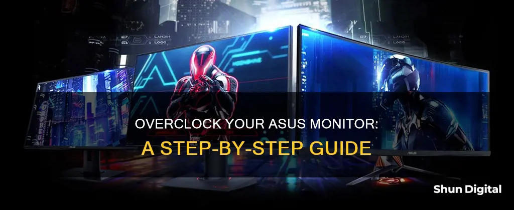 how to overclock asus monitor