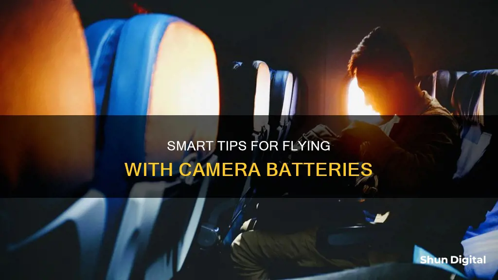 how to pack camera batteries when flying