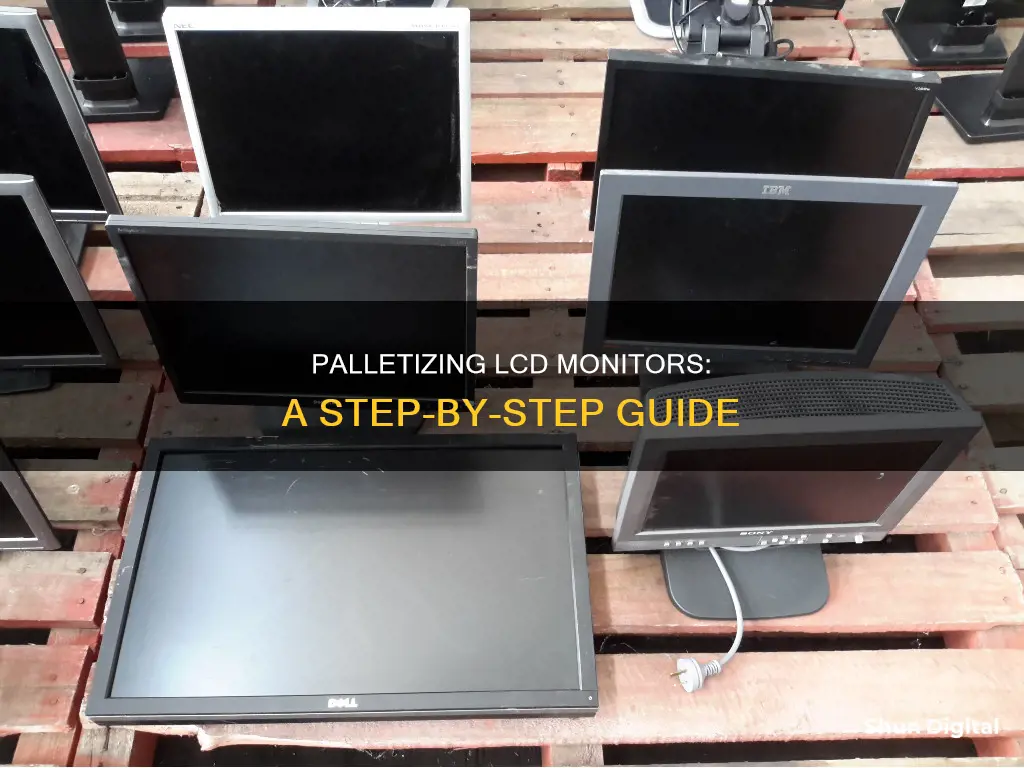 how to palletize lcd monitors