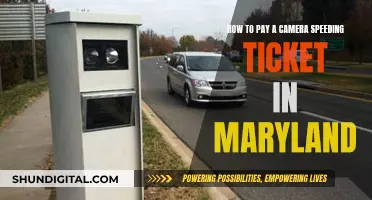 Fight Camera Speeding Tickets in Maryland: Payment Options