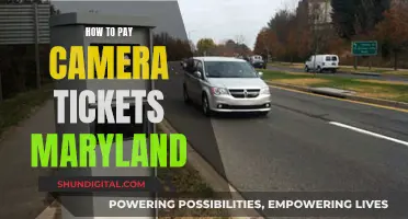 Maryland Camera Tickets: Payment Methods and Procedures