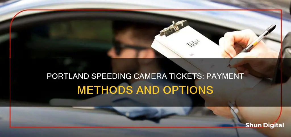 how to pay portland oregon speeding camera ticket