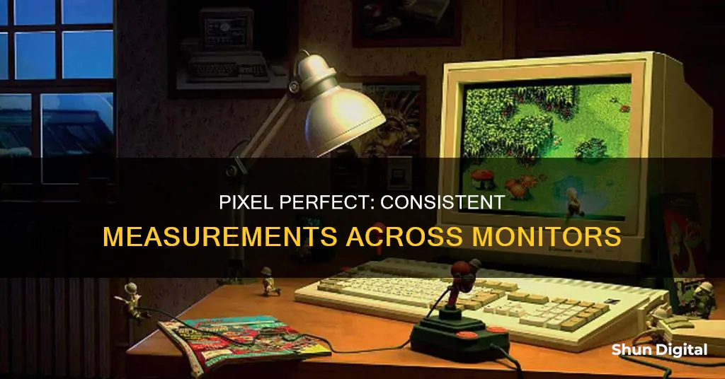 how to pixel measurements hold up with different monitor sizes