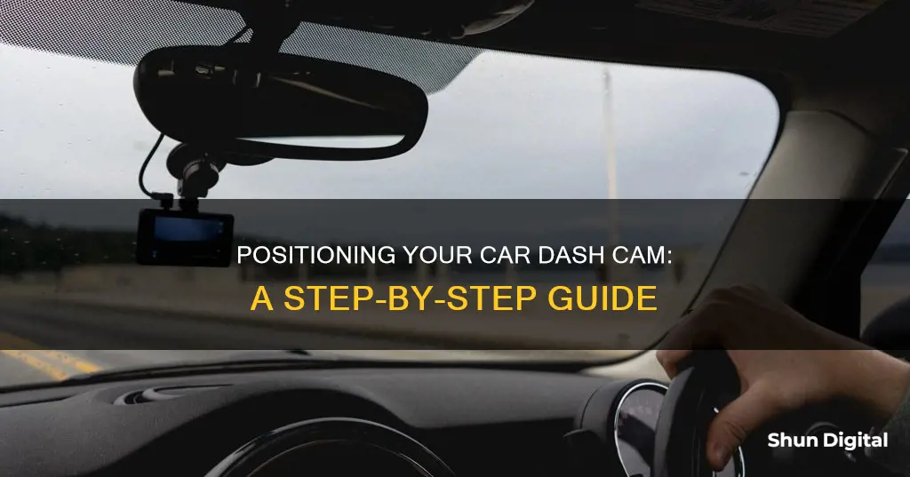 how to place car dashboard camera