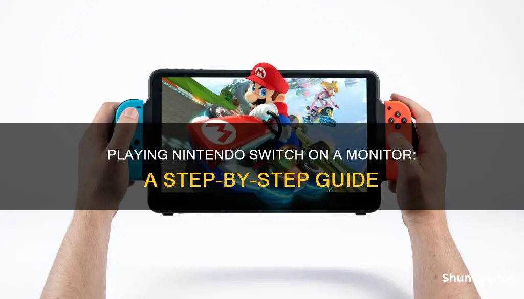 how to play nintendo switch on monitor