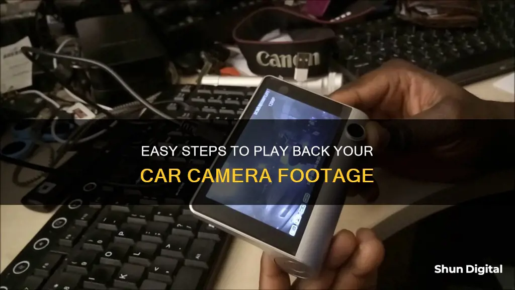 how to playback car camera