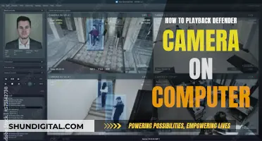 Playing Back Defender Camera Footage on Your Computer