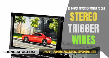 Powering Your Reverse Camera: Trigger Wire to Car Stereo