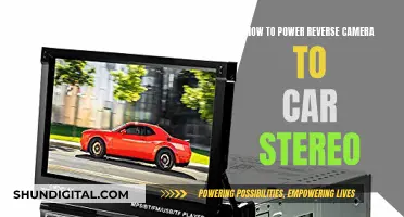 Powering Your Reverse Camera: Connecting to Car Stereo