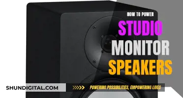 Powering Studio Monitor Speakers: A Comprehensive Guide