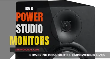 Powering Studio Monitors: A Comprehensive Guide