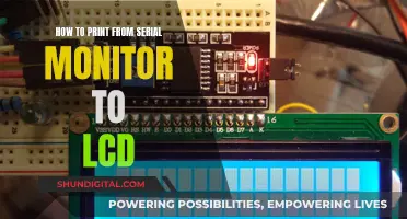 Printing from Serial Monitor to LCD Made Easy