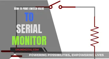 Printing Switch Values: Serial Monitor Guide