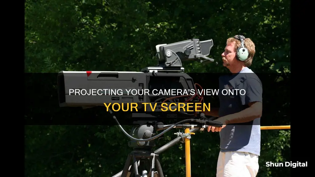 how to project camera to tv