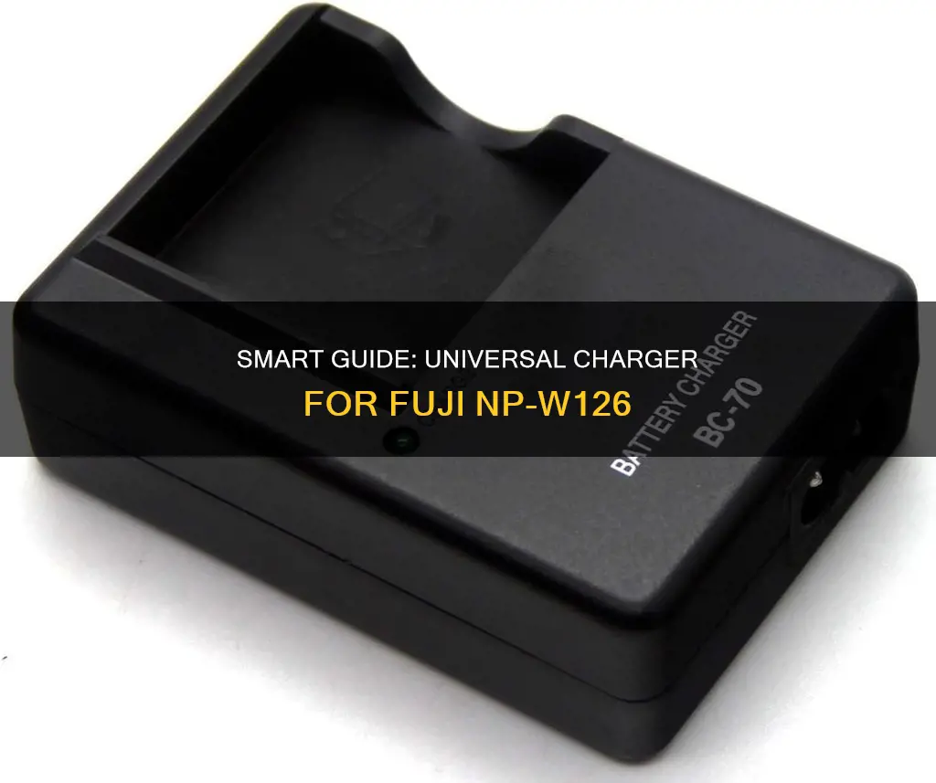 how to puniversal battery charger for fuji camera np-w126