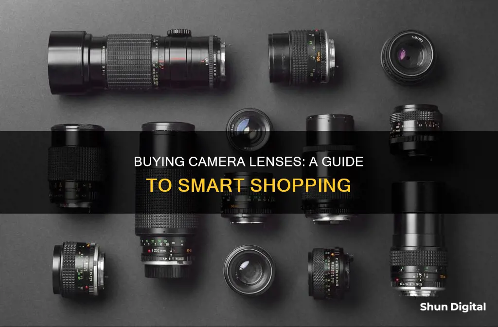 how to purchase camera lenses