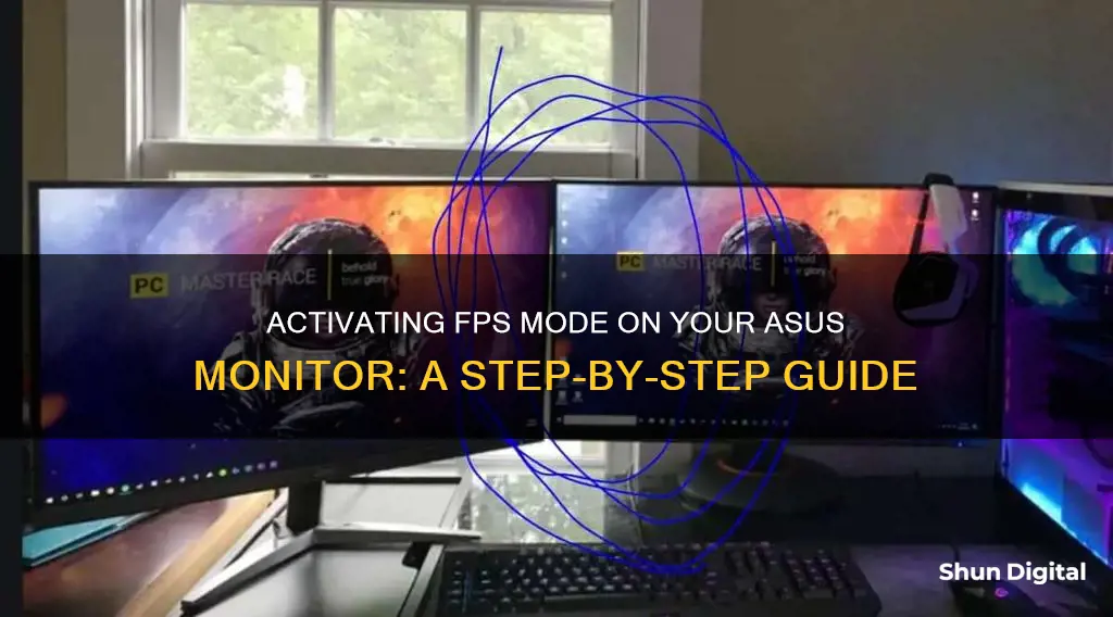 how to put asus monitor in fps mode