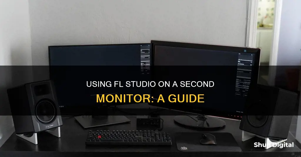 how to put fl studio on another monitor