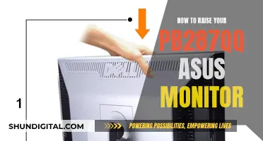 Raising the PB287Q: A Step-by-Step Guide to Adjusting Your ASUS Monitor