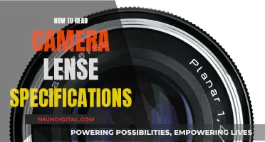 Understanding Camera Lenses: Decoding the Specs