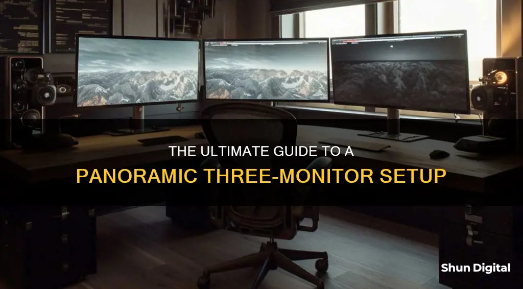 how to reall extend 3 monitor setup