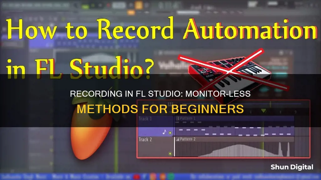 how to record in fl studio without monitor