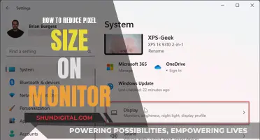 Adjusting Monitor Pixel Size: Tips for a Sharper View