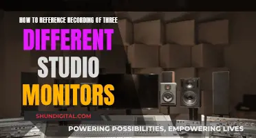 Referencing Studio Monitors: A Comprehensive Guide to Accurate Mixing