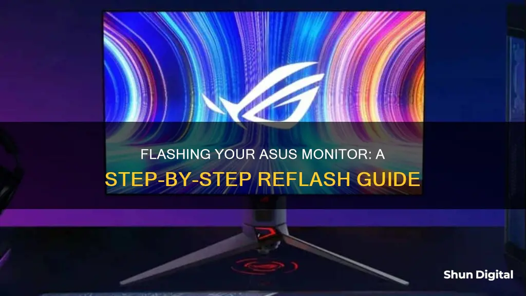 how to reflash asus monitor