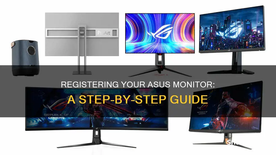 how to register a asus monitor