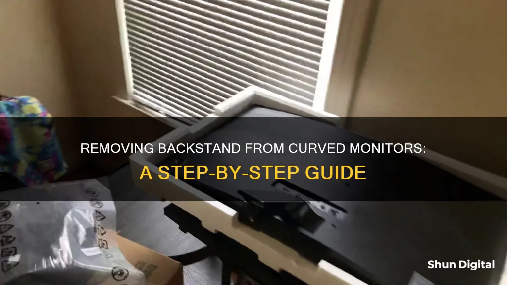 how to remove a backstand from curves monitor