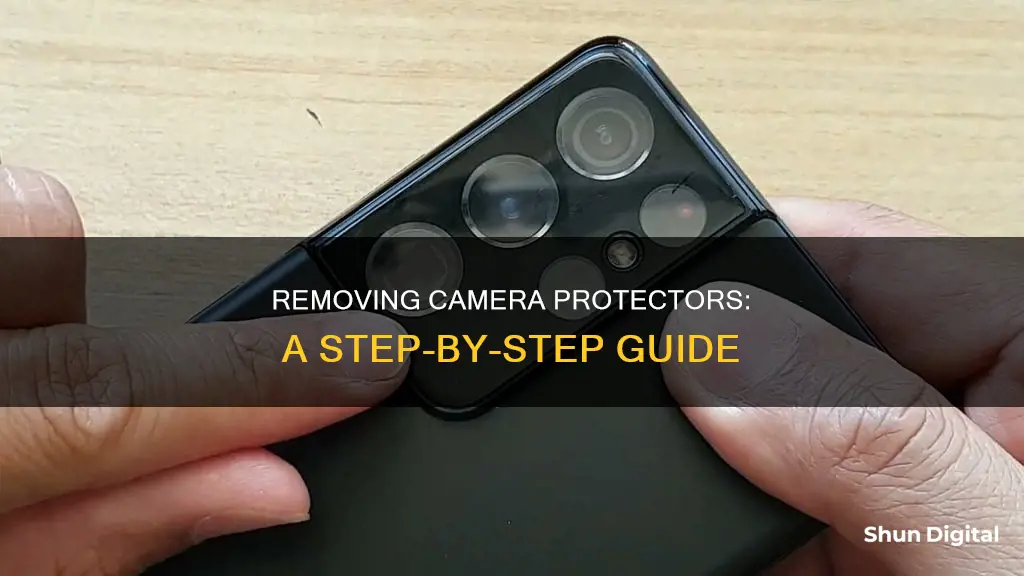 how to remove a camera protector