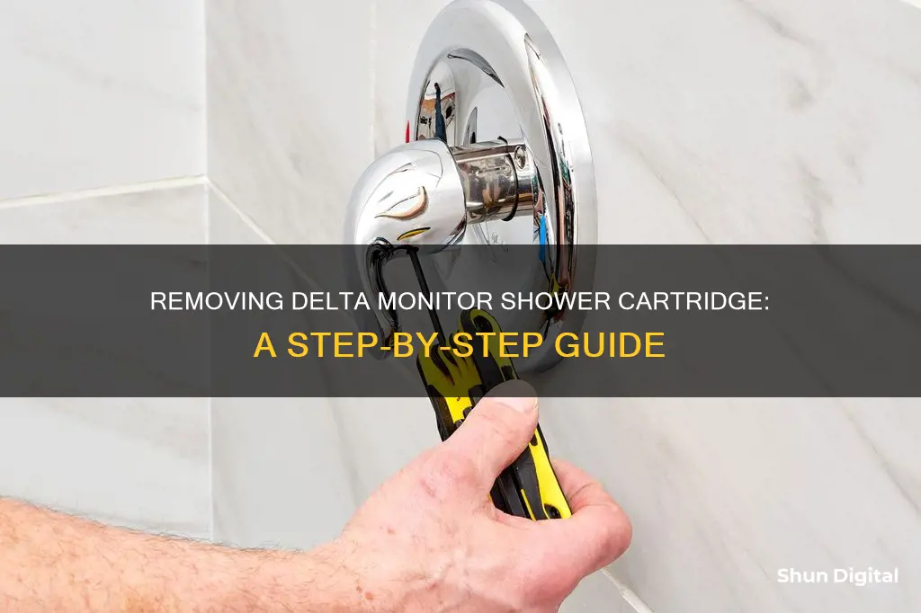 how to remove a delta monitor shower cartridge