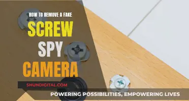 Unscrewing Spy Cameras: Discreetly Remove Fake Screw Cameras