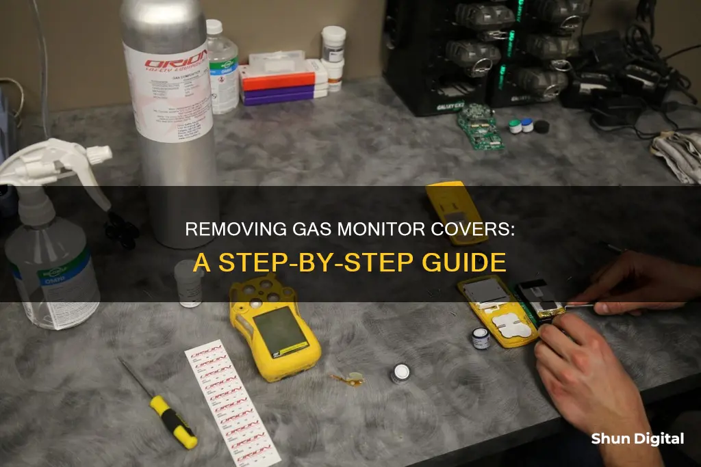 how to remove a gas monitor cover