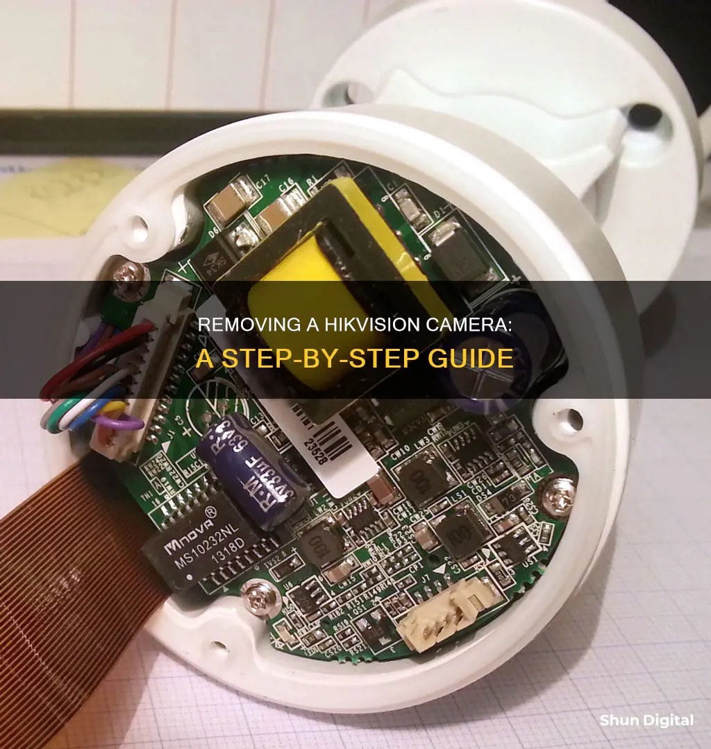 how to remove a hikvision camera