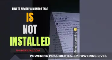 Efficiently Remove Uninstalled Monitors: A Step-by-Step Guide