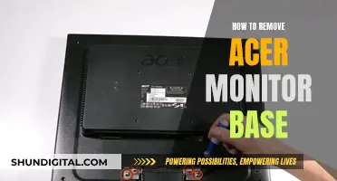 Removing Acer Monitor Base: A Step-by-Step Guide