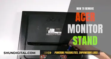 Removing the Acer Monitor Stand: A Step-by-Step Guide