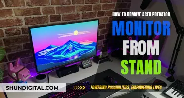 Dismantling Your Acer Predator Monitor and Stand Safely