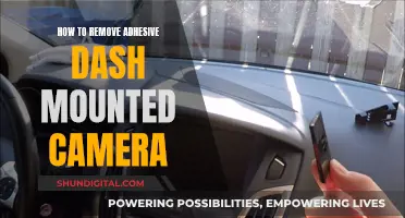 Removing Dash-Mounted Cameras: Adhesive Removal Techniques for Dashcams