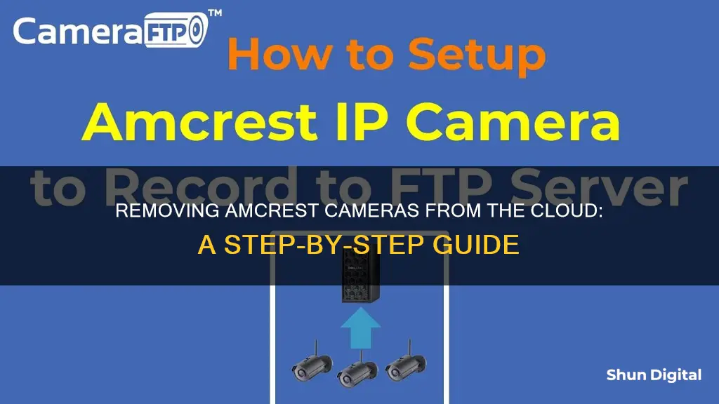 how to remove amcrest camera from cloud