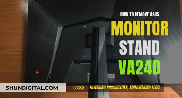 Removing the ASUS Monitor Stand VA24D: A Step-by-Step Guide