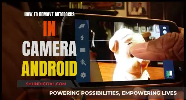 Android Camera Autofocus: Turning it Off and Taking Control