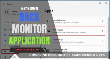 Removing Back Monitor Applications: A Step-by-Step Guide