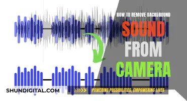 Removing Background Noise: Enhance Your Camera Audio