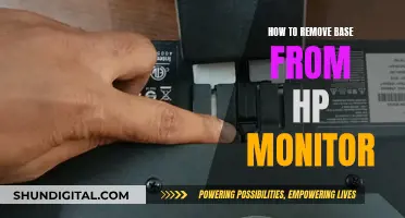 A Simple Guide to Removing the Base of Your HP Monitor